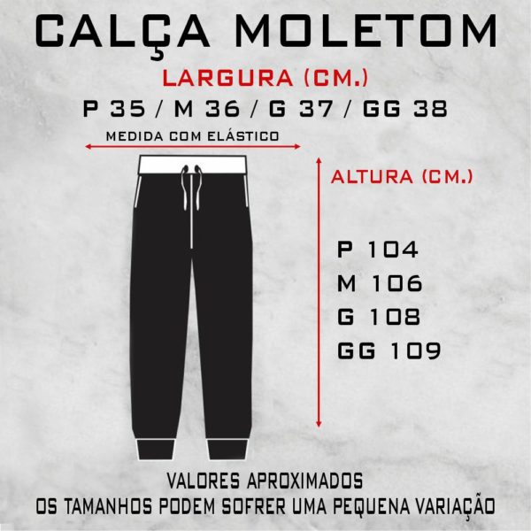 Calça OX Moletom Flanelada - 5000 - Image 4