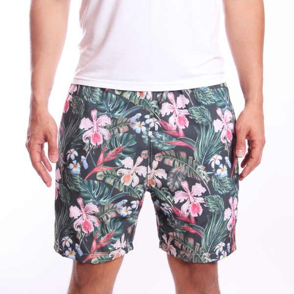 Short Tactel Ox Silver Floral Flores - Image 3