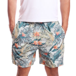 Short Tactel Ox Silver Floral Flores